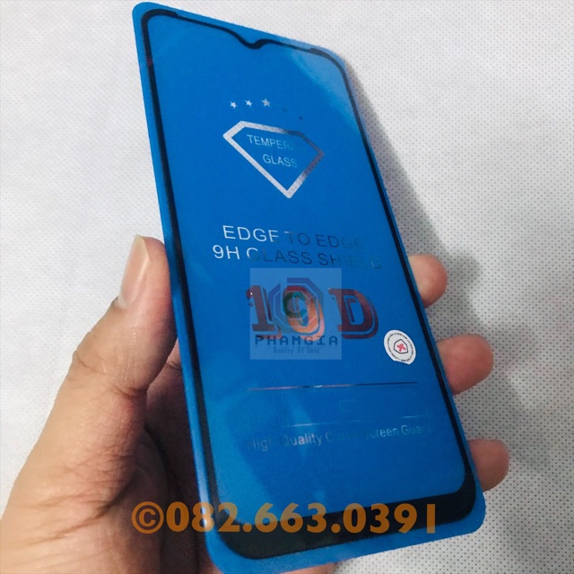 Kính cường lực màn hình Vsmart Joy 2+ (joy 2 plus) full keo, 9D