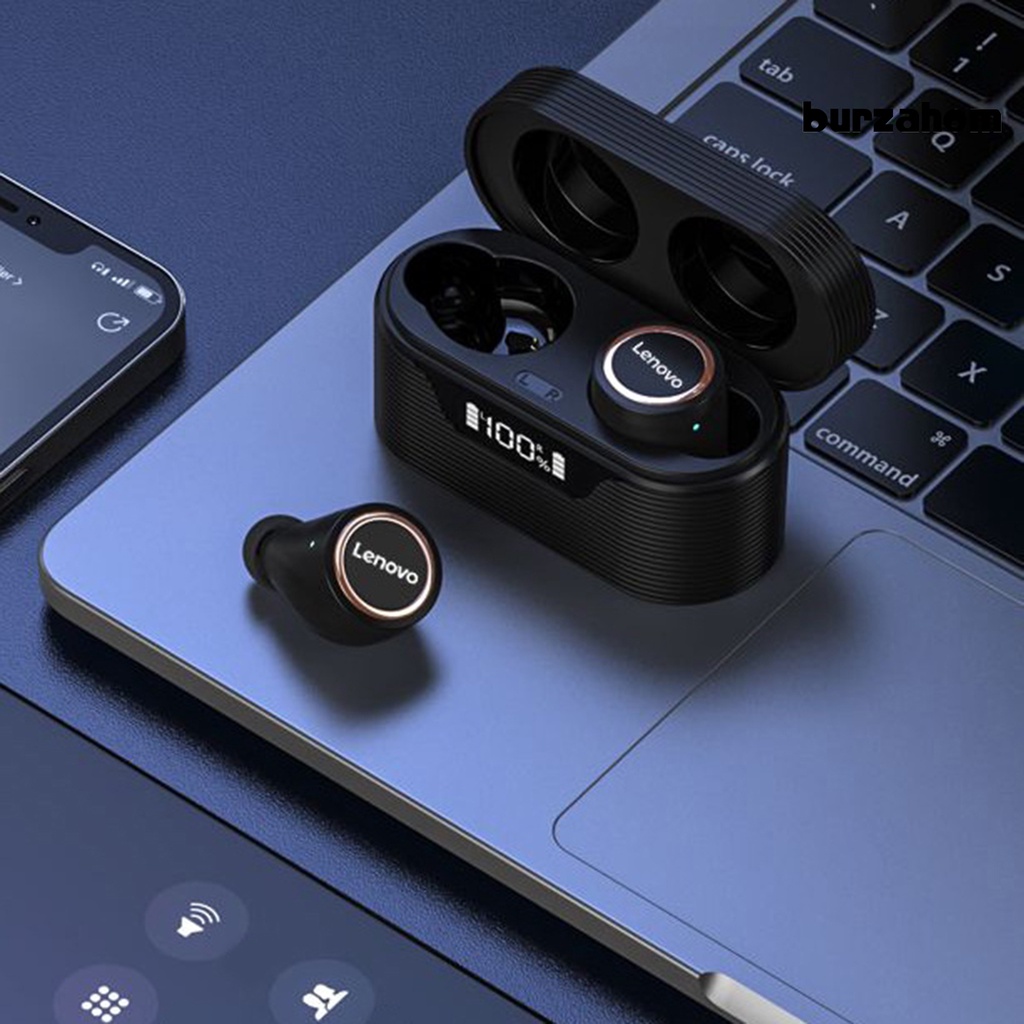 1 Cặp Tai Nghe Bluetooth Lenovo LP12 Giảm Tiếng Ồn Có Màn Hình LED BT5.0