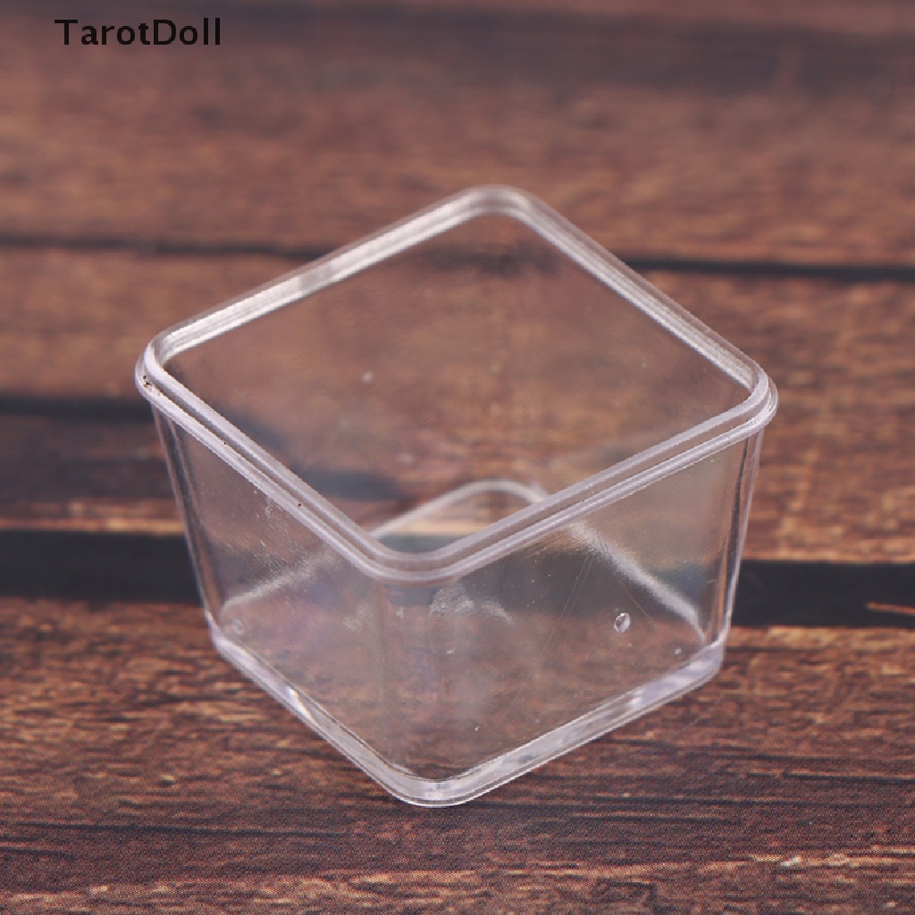 Set 4 Hộp Đựng Cơm Trưa Mini Tỉ Lệ 1 / 12 Trang Trí Nhà Búp Bê