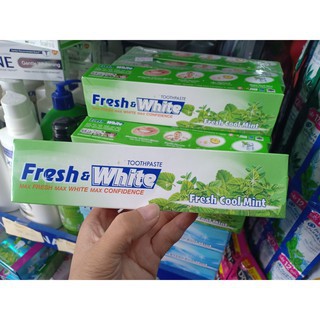 kem đánh răng thái lan fresh xanh lá