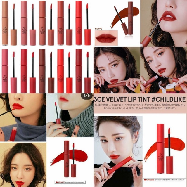 SON 3CE VELVET LIP TINT