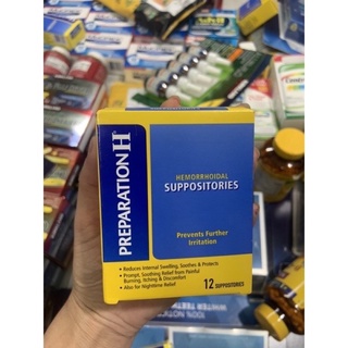 Viên trĩ Preparation H Hemorrhoidal 12v và 24v
