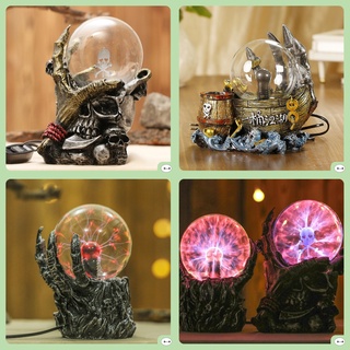  QUẢ CẦU PLASMA TAY QUỶ ĐÈN TRANG TRÍ TIA SÉT ẢO DIỆU 