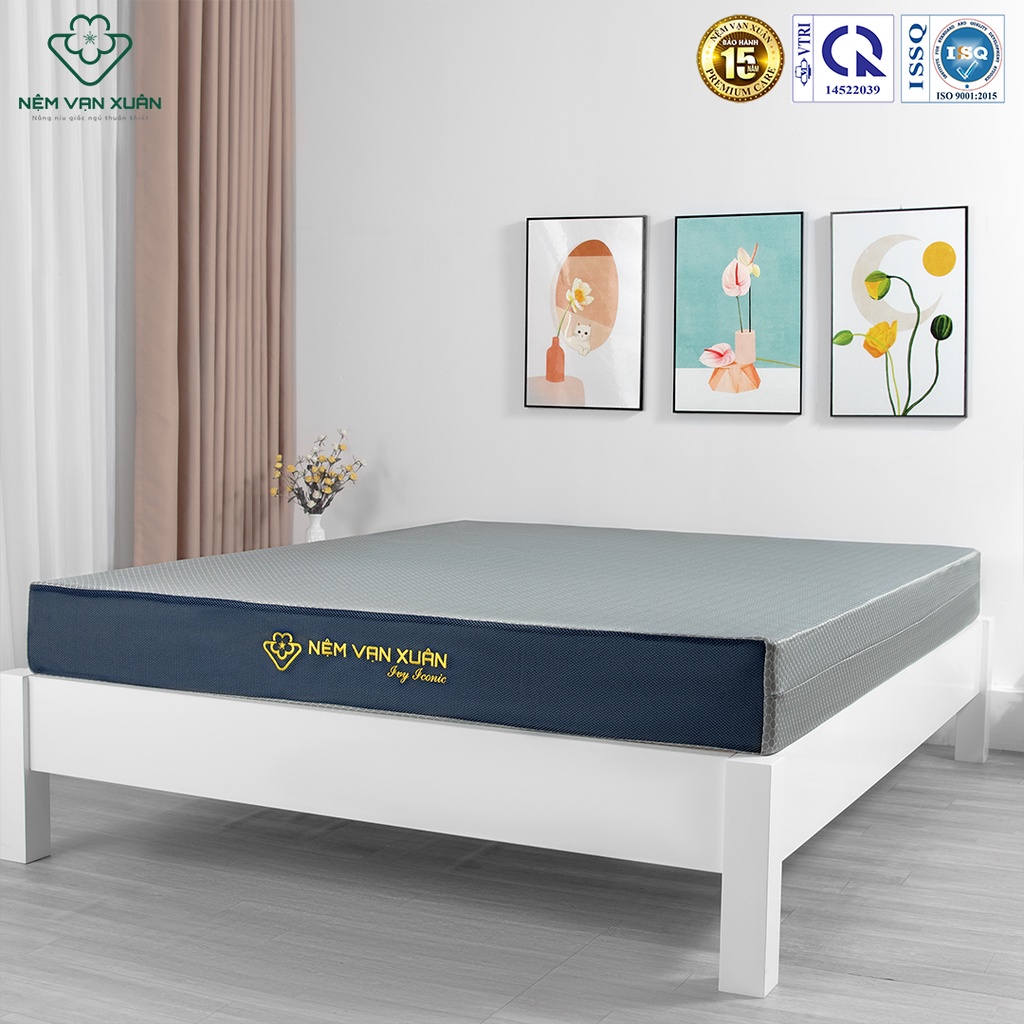 Nệm Foam Hoạt Tính Vạn Xuân Ivy Iconic Thoáng Mát Kháng Khuẩn Hỗ Trợ Tuần Hoàn Máu, Nâng Đỡ Cơ Thể Hoàn Hảo Chất Lượng