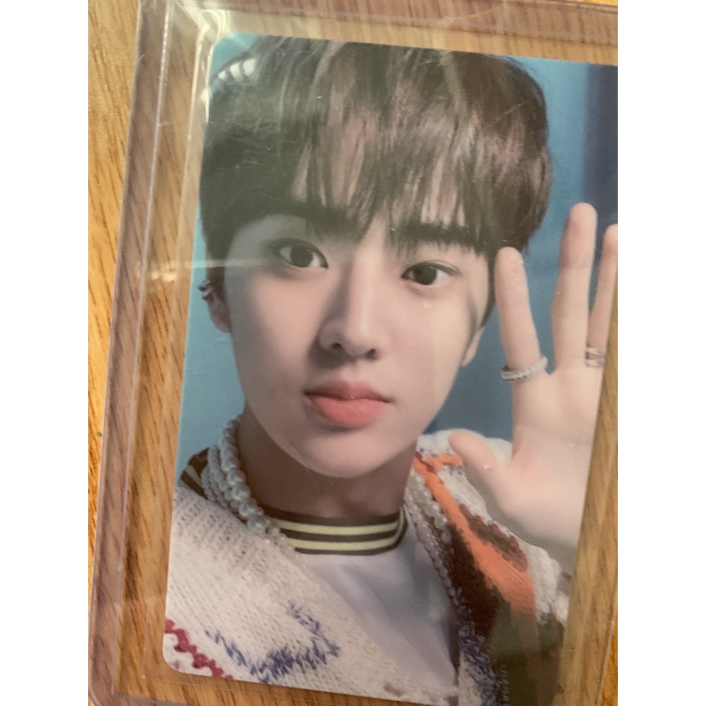 Photocard EUNCHAN nhóm nhạc tempest lucky draw soundwave hàng chính hãng - chan giơ tay