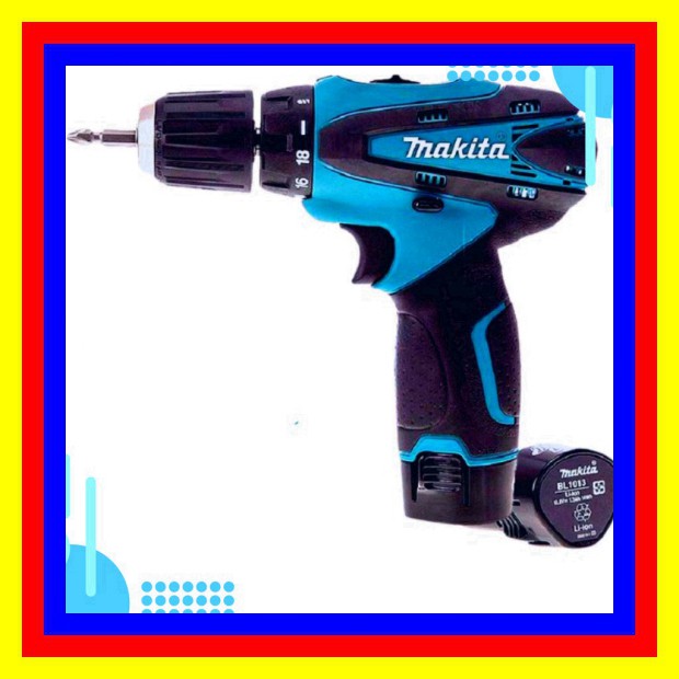 [Chính Hãng] MÁY KHOAN VÀ VẶN VÍT MAKITA DF330DWE 12V - 2 PIN - TẶNG 2 MŨI BẮT VÍT - SẠC CỐC . #