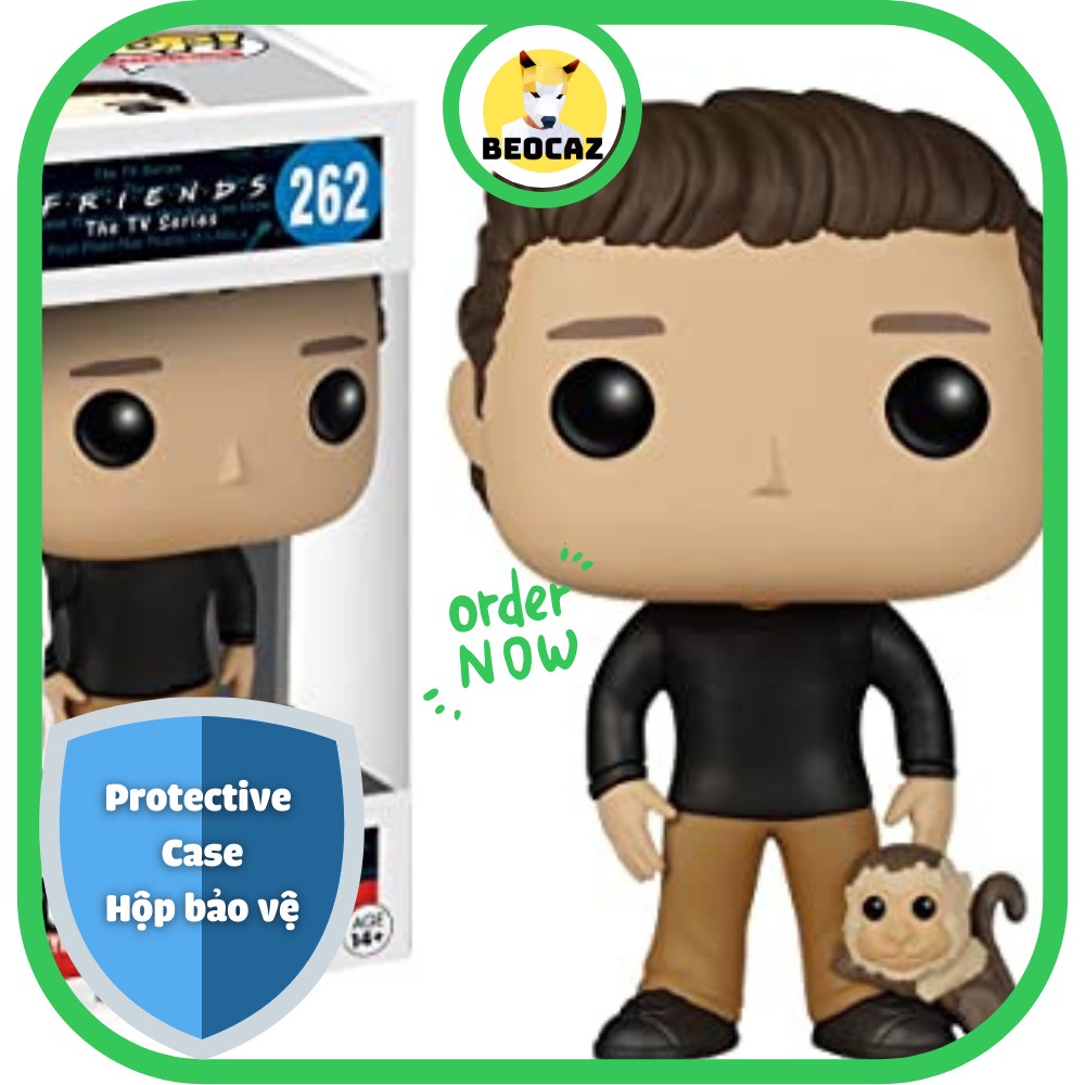 [Ship Hỏa Tốc][Full Box][Tặng Hộp Bảo Vệ] Mô hình Funko nhân vật Ross Geller phim Friends Những Người Bạn No.262