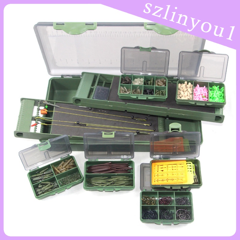 New Arrival Plastic Carp Fishing Tackle Box Rig and Zig Storage Box Organizer Container