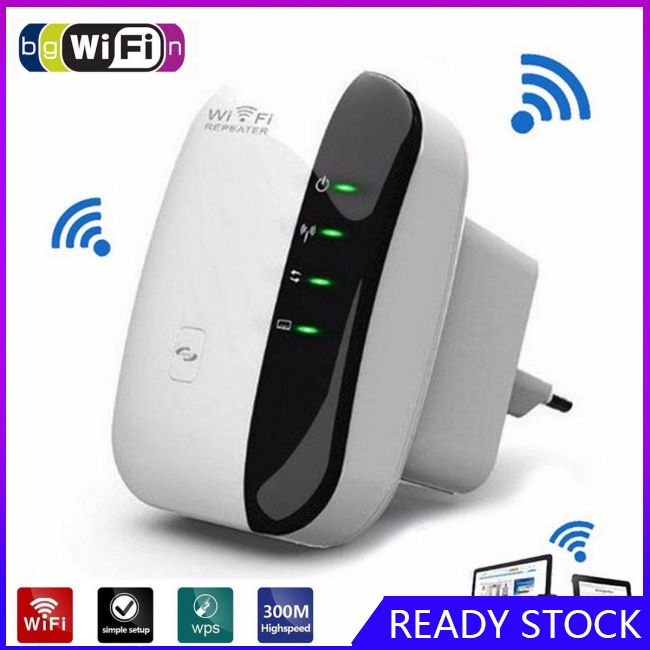 FL【COD Ready】300Mbps Wifi Repeater Wireless-N 802.11 AP Router Extender Signal Booster