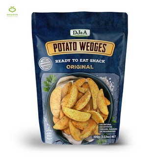 KHOAI TÂY SẤY DJ&A VỊ TRUYỀN THỐNG 100G - DJ&A POTATO WEDGES ORIGINAL 100G