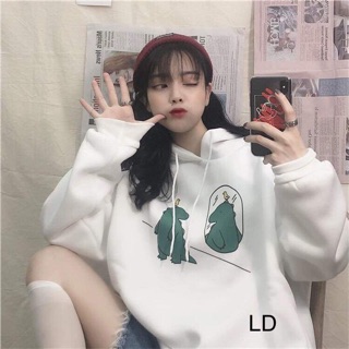 Áo hoodie khủng long đội gà _LD