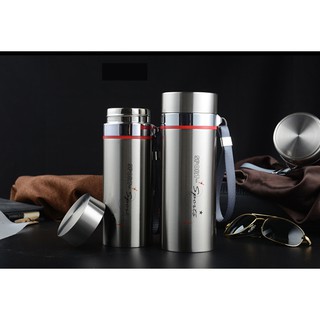 Bình giữ nhiệt thể thao inox 304 cao cấp Huxuan 1000ml (Có ảnh thật)