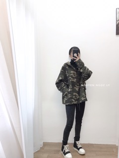 ( Ảnh Thật ) - Áo Hoodie Rằn Ri (Có Mũ)