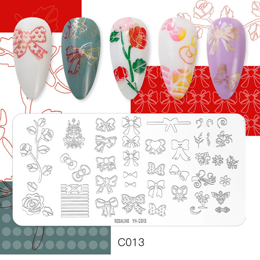 Khuôn Trang Trí Móng Tay Mini Nhiều Họa Tiết Chống Rỉ Sét Cho Salon