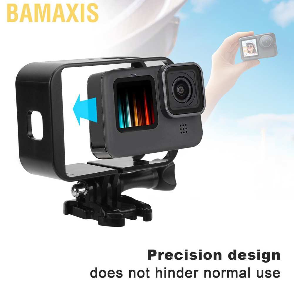 Bamaxis New Action Camera Protective Case Cover Cage Shock‑proof Frame for GoPro Hero 9