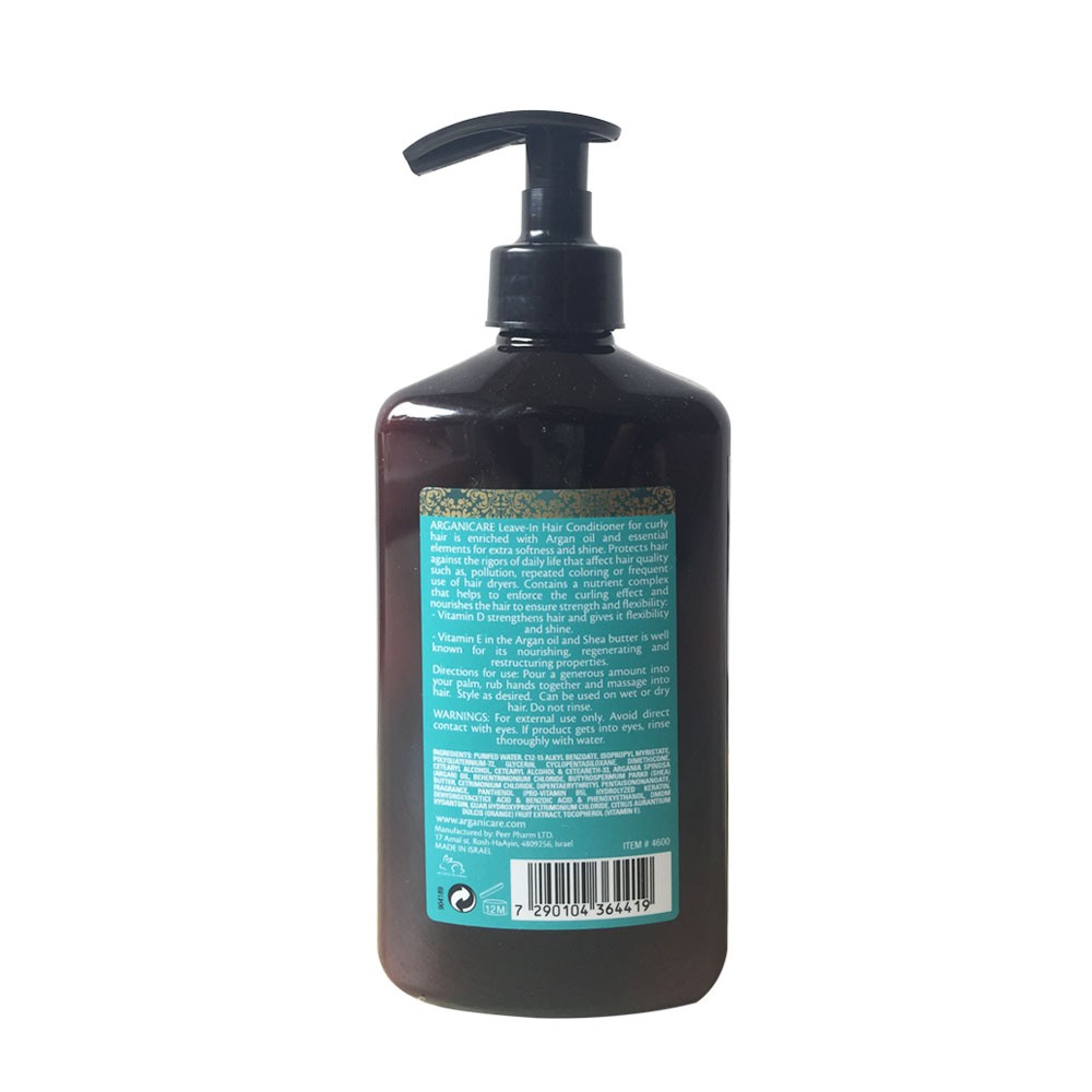 Kem dưỡng tạo kiểu tóc xoăn  SHEA BUTTER LEAVE-IN HAIR CONDITIONER 400ml ISRAEL