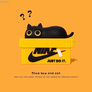Cute Cat Suitable for Airpods Pro Protective Case 1/2 Silicone Apple Bluetooth Headset Case