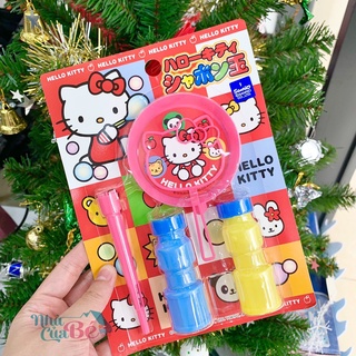 Bộ thổi xà phòng kitty nhật bản