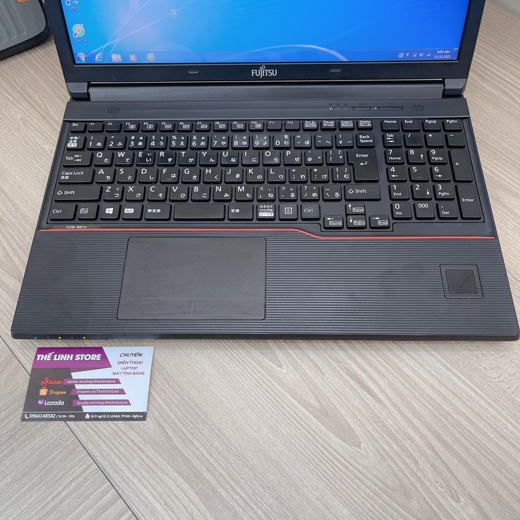 Laptop Fujitsu A574 màn 15.6 inch có phím số phụ - i3 4000M SSD 120G