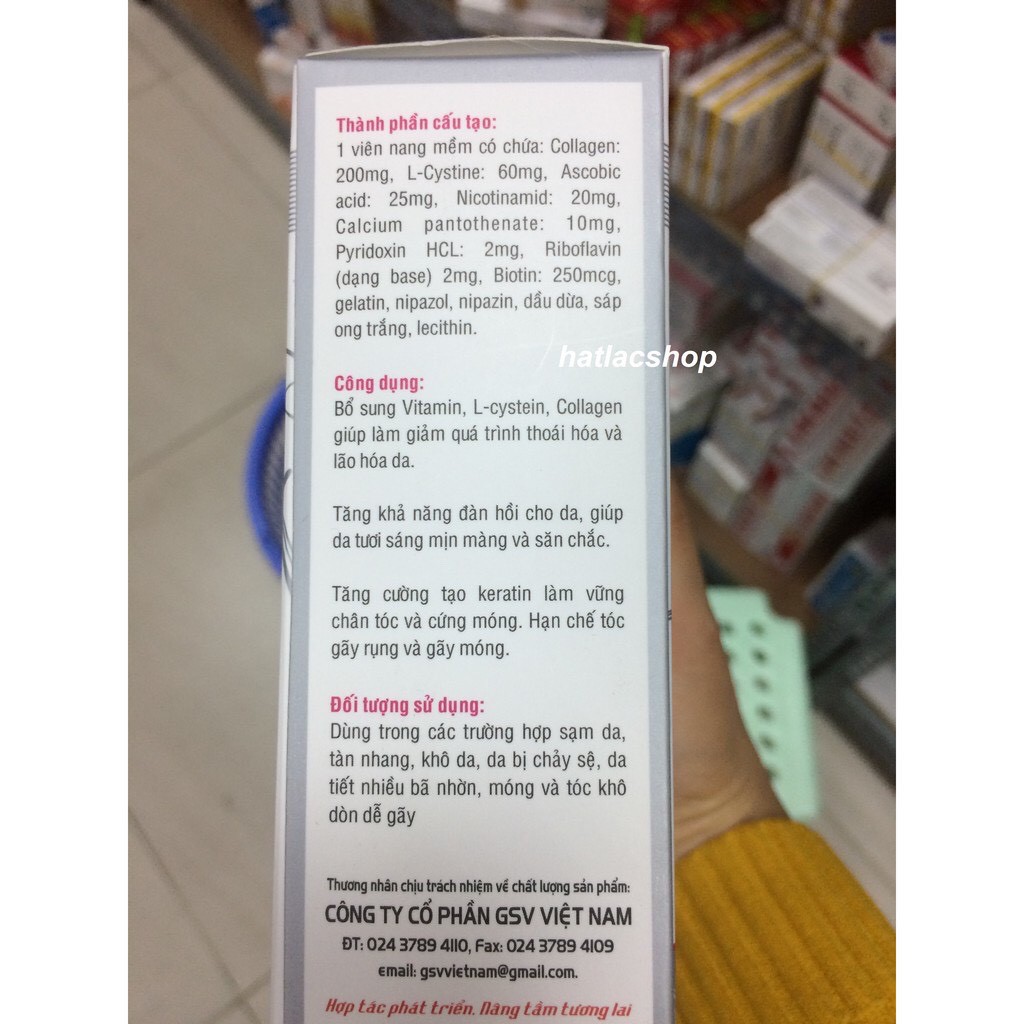 (CHÍNH HÃNG) Viên Uống Rubi Gsv Bổ Sung Vitamin Và Dưỡng Chất Cho Da | BigBuy360 - bigbuy360.vn