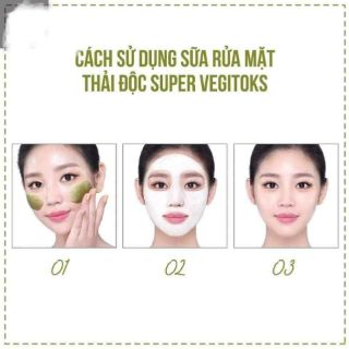 Sữa rửa mặt rau củ Vegitoks