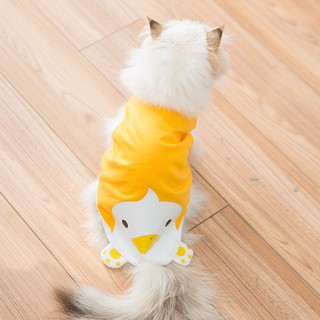 Áo cho mèo chó mùa xuân mùa hè chất cotton xịn dễ thương in hình chim cánh cụt thumbnail