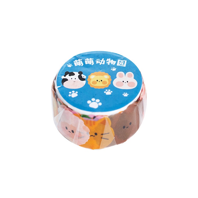 Set 100 băng keo dán trang trí sổ tay 8 kiểu màu sắc