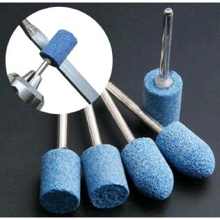 10 Cái Dụng Cụ điện Phụ Kiện Màu Xanh Cát Mài Mòn Đá Mài Đá Mài Drillac Máy Mài Khuôn Quay Mũi Khoan Công Cụ Bit Bộ đầu đá mài đánh bóng Đá mài trục