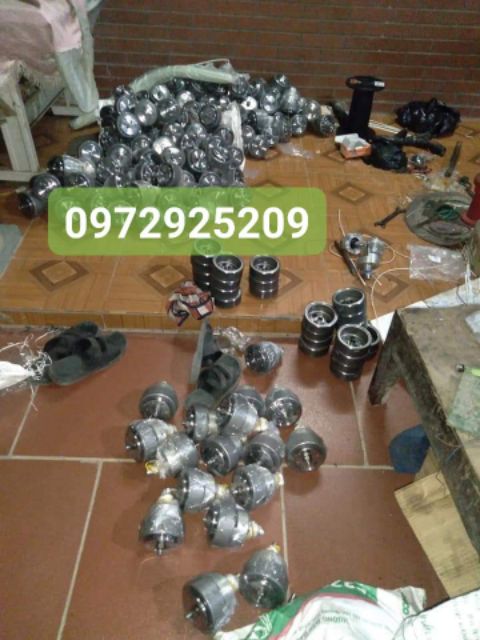 Máy phát điện gắn xe máy. củ phát điện