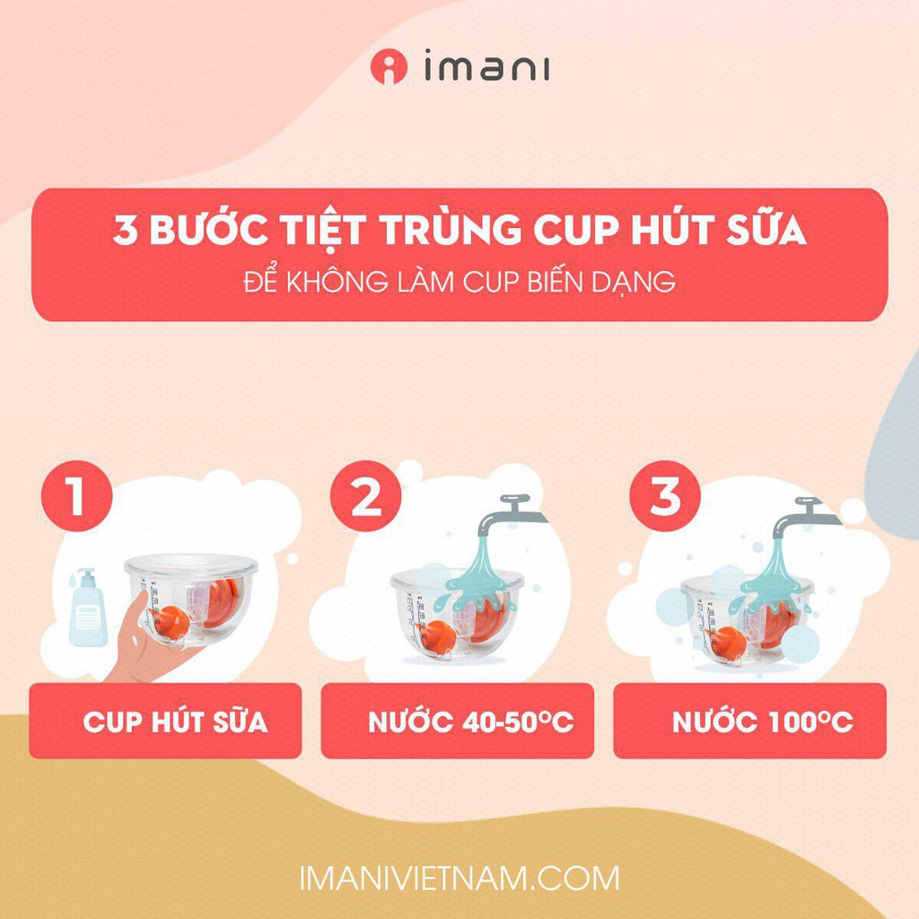 Máy hút sữa không dây IMANI I2 Plus Hàn Quốc chính hãng - Bảo hành 1 năm.