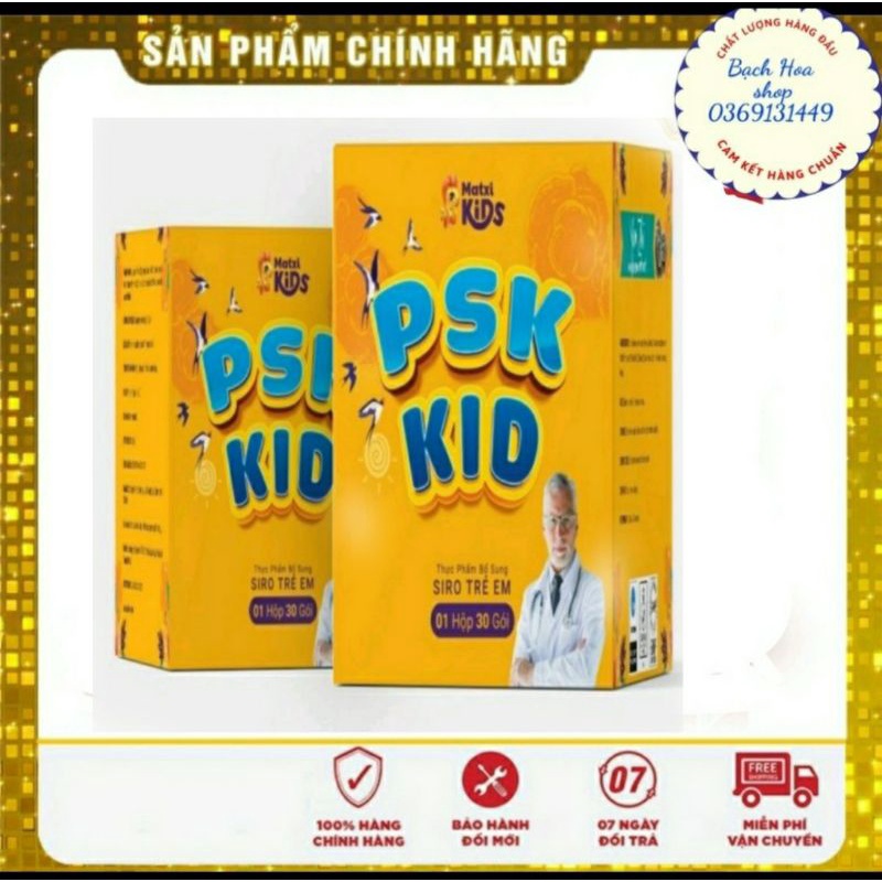 Siro psk kid_tăng sức đề kháng, con ăn ngon_hết táo bón_tăng cân_Psk kid_maxi corp_siro trẻ em psk kid