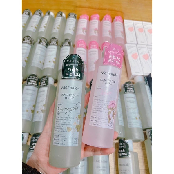 Toner Mamonde diếp cá & hoa hồng