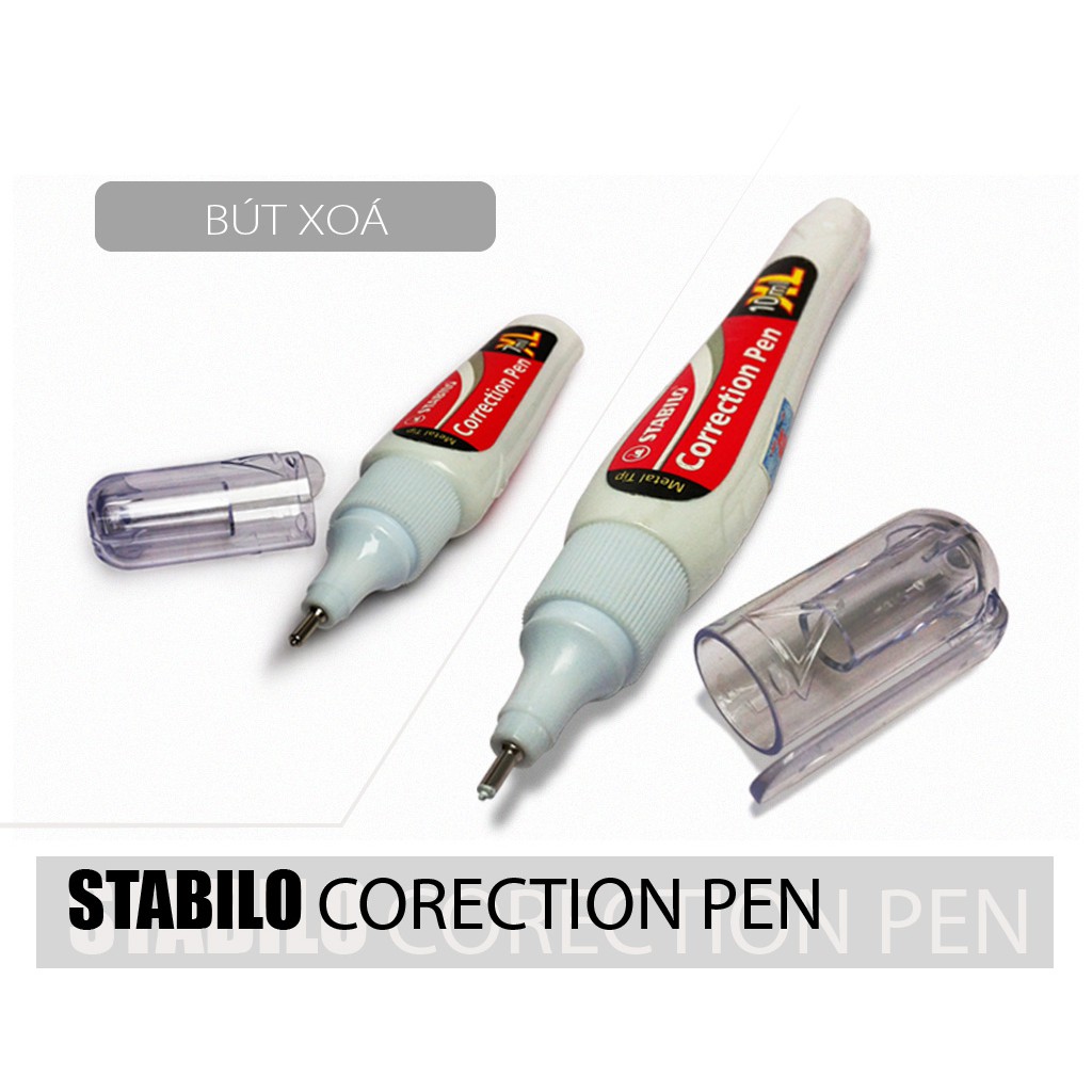 Hộp 12 cây Bút xóa STABILO Correction Pen 7ml (CPS88/12)