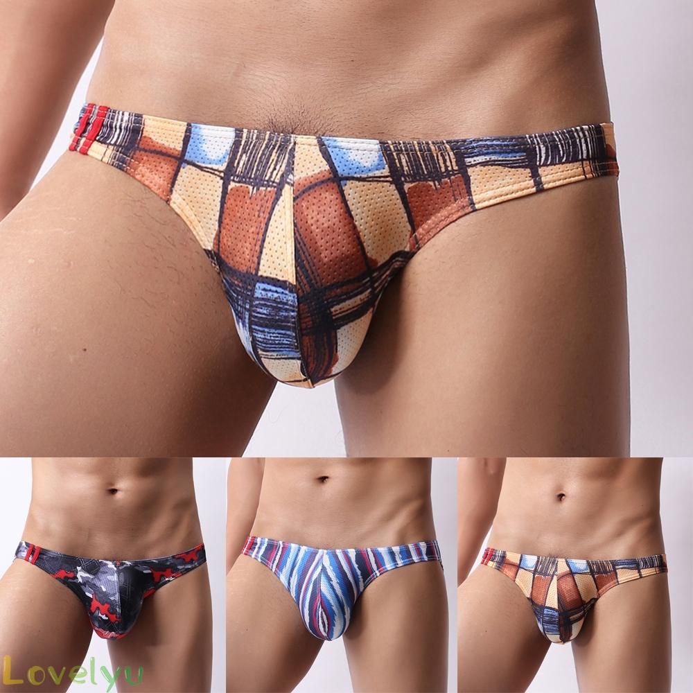 【LOVELYU】Underwear Swimwear Ultra-thin Underpants Bikini Breathable Bulge Pouch【Good Quality】