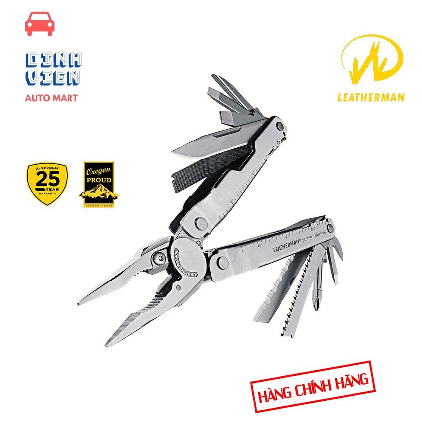 [ NHẬP KHẨU] Kìm Đa Năng Leatherman Super Tool 300 19Tools . 19 chức năng  sẵn sàng cho những việc khó khăn bạn cần làm.