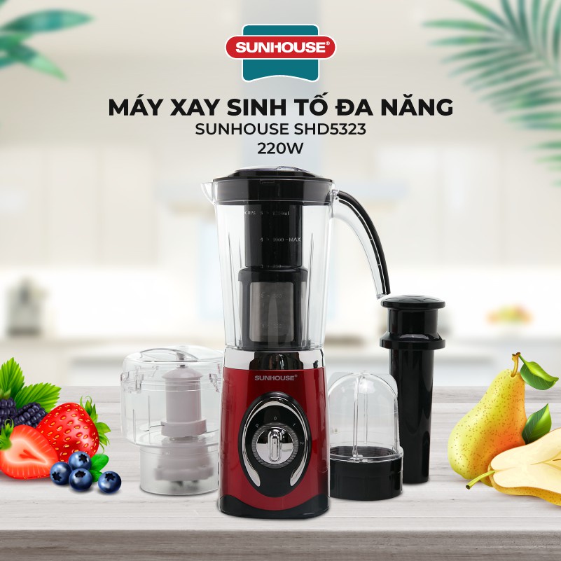 Máy xay sinh tố đa năng Sunhouse SHD5323