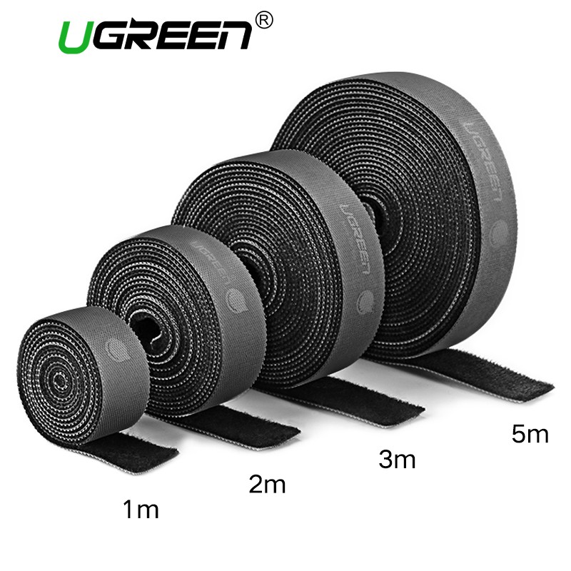 Dây Dán Velcro Tiện Dụng, Dài 2m,Bản Dây 2cm - UGREEN 40354