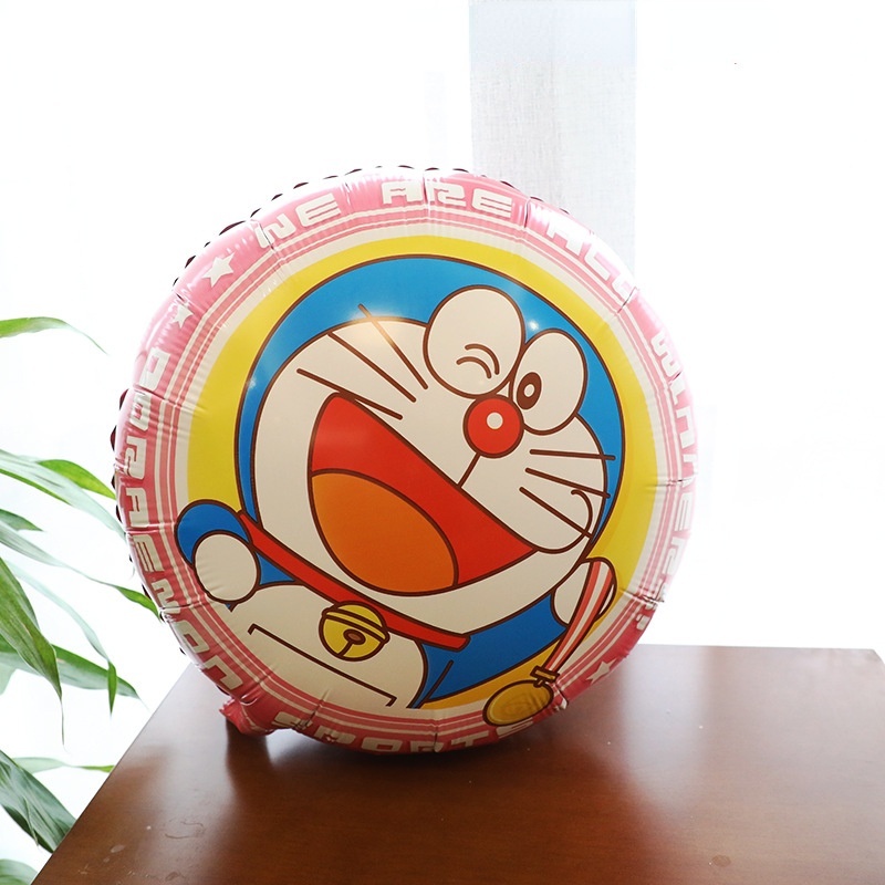 Bong Bóng Lá Nhôm 18 Inch Hình Mèo Hoạt Hình Trang Trí Tiệc Sinh Nhật