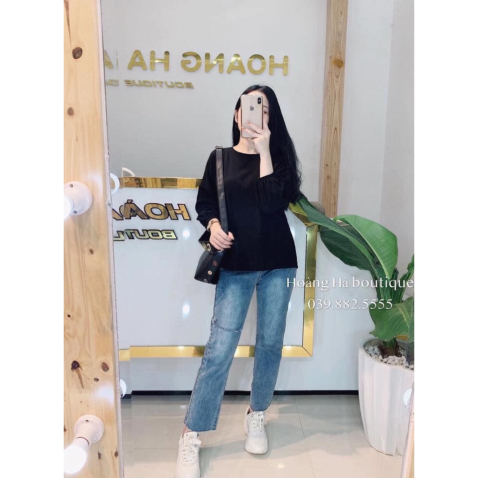 áo pull da cá trơn bo tay | BigBuy360 - bigbuy360.vn