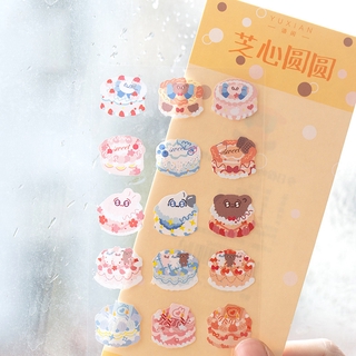 Nhãn Dán Trang Trí Hình Chai Nước Đáng Yêu
