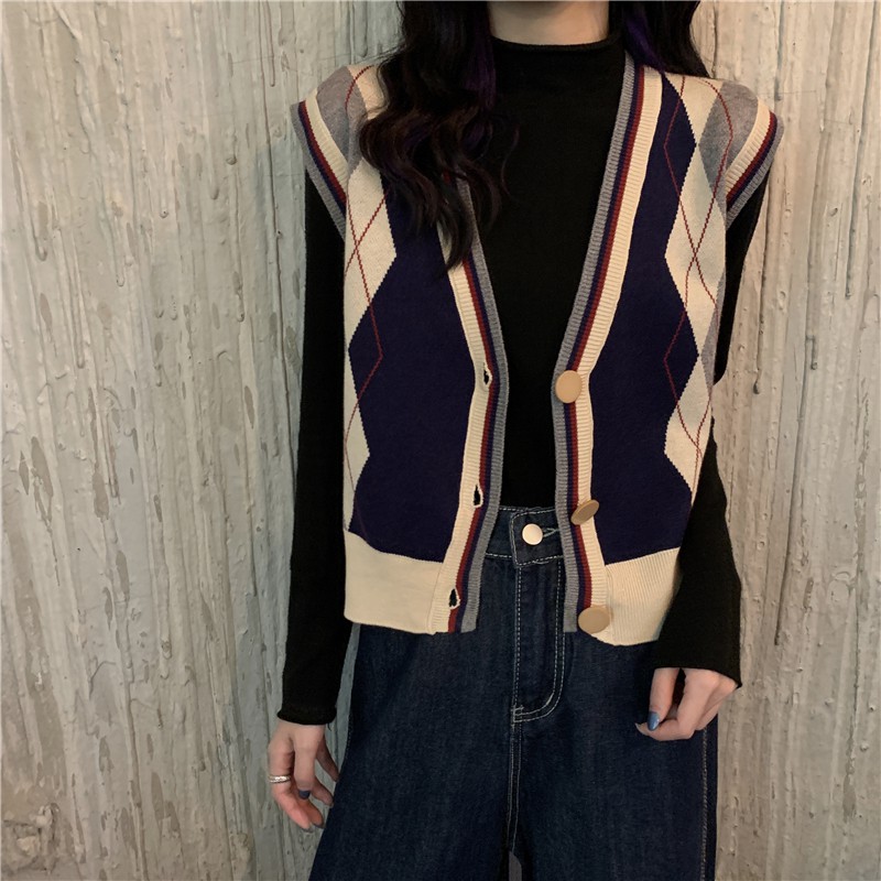 Áo Khoác Cardigan Dệt Kim Cổ Chữ V Phong Cách Hàn Quốc Cho Nữ | BigBuy360 - bigbuy360.vn