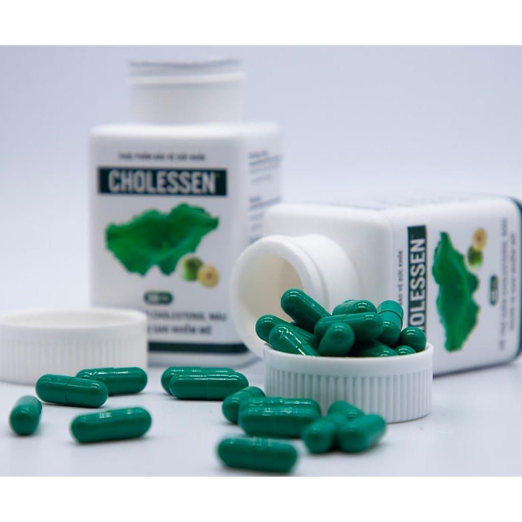 Viên Uống Giảm Mỡ Máu Cholessen Giảm Cholesterol Trong Máu, Tăng Cường Chức Năng Gan (Hộp 30 Viên)