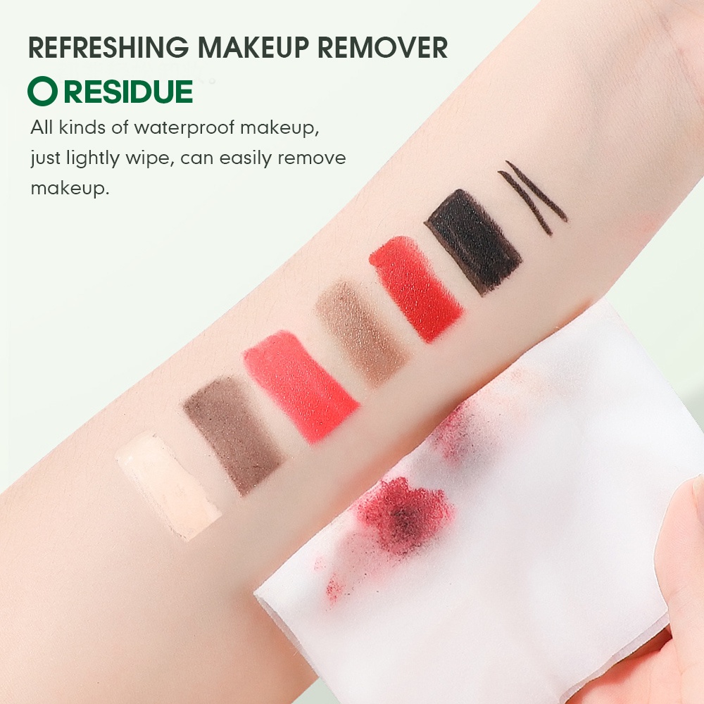 5pcs Khăn giấy ướt tẩy trang SANIYE R1299 7g chiết xuất bơ