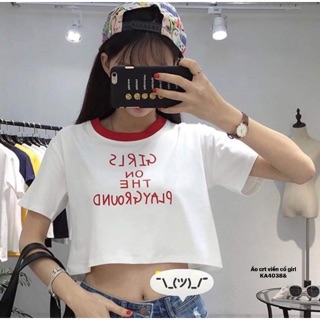 Áo crt viền cổ girl