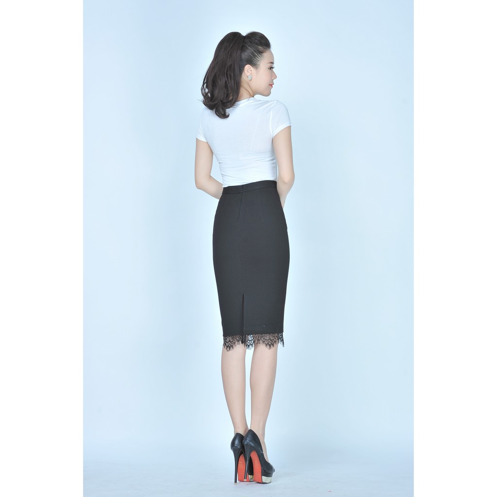 [CO MAYCA] Chân váy công sở nữ viền ren K20 | BigBuy360 - bigbuy360.vn