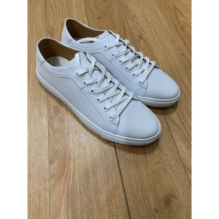 Giày Sneaker Nam Da Bò Màu Trắng - Màu Đen Đế Trắng - Màu Xanh Đế Trắng