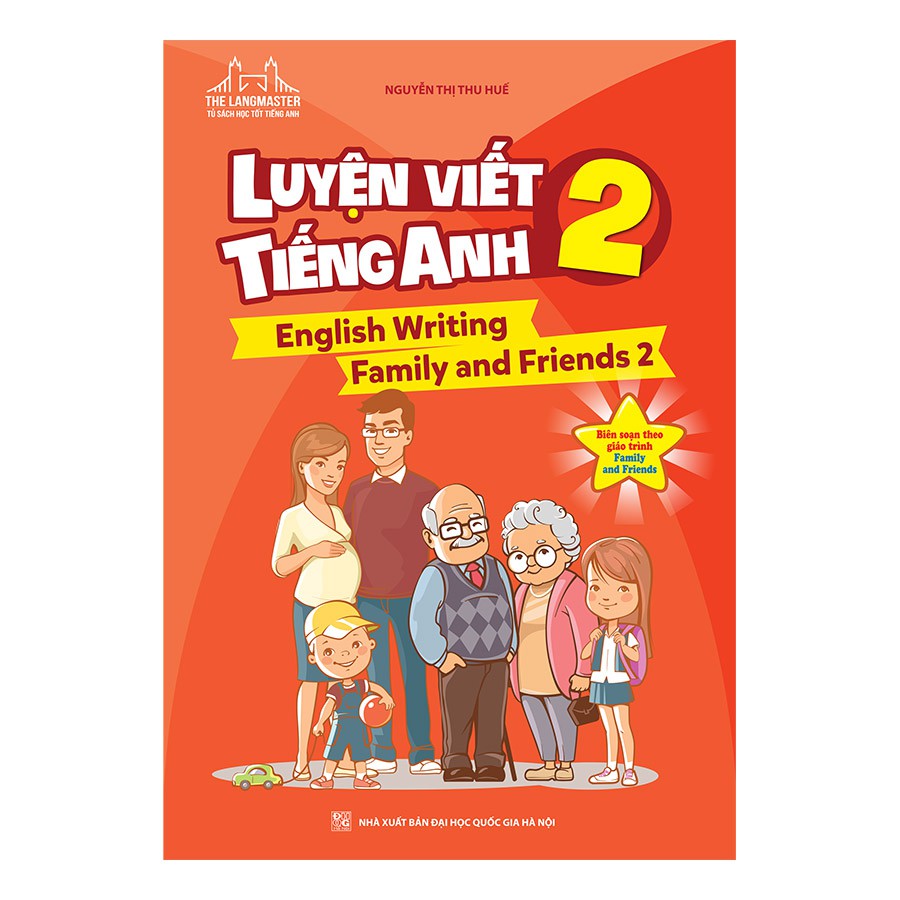 Sách (n) The langmaster - Luyện viết tiếng Anh 2 (English Writing Family and Friends 2)