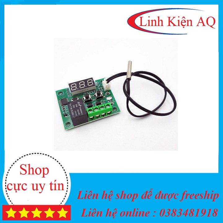 Module Khống Chế Nhiệt Độ W1209-linhkiendientubk