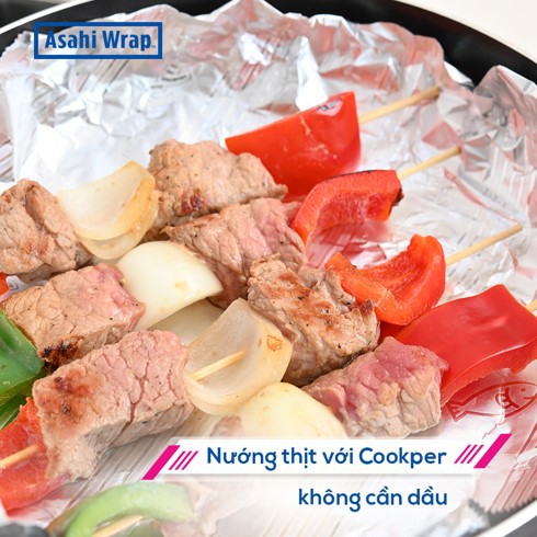 Màng nhôm chiên không dầu Nhật Bản Cookper 30cm x 3m
