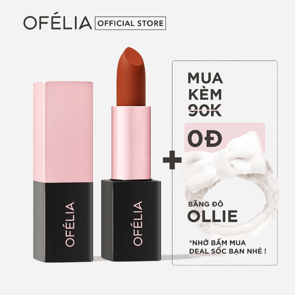 Son Thỏi Màu Hot N Hotter - OFÉLIA Matte Lipstick (3.5g) | BigBuy360 - bigbuy360.vn